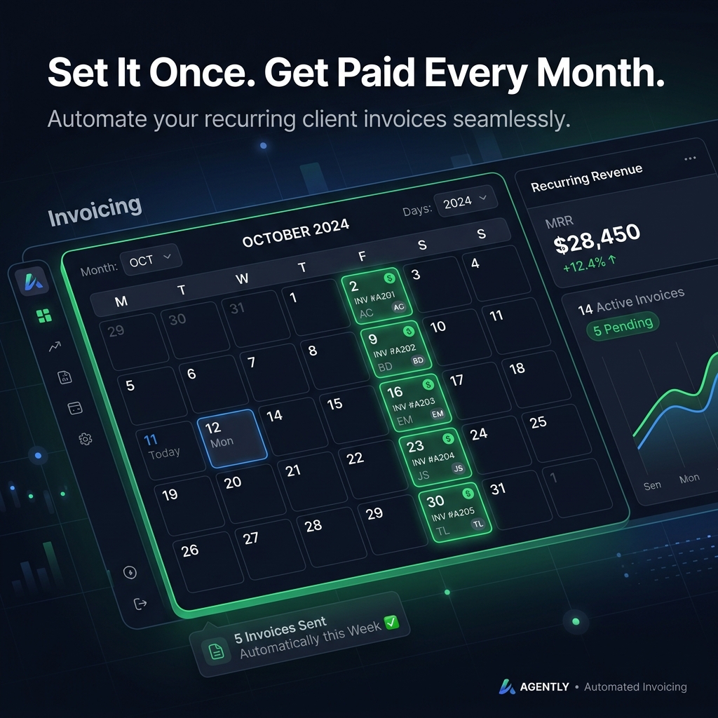 Recurring Invoices for Agencies — Automate Retainer Billing